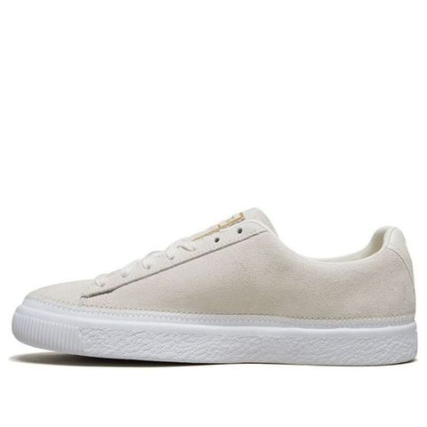 Puma Suede Trim Trainers Whisper White 369639-04 Chính Hãng - Qua Sử Dụng - Độ Mới Cao