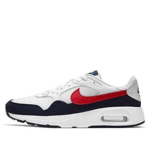 Nike Air Max SC White Red Navy CW4555-103 Chính Hãng - Qua Sử Dụng - Độ Mới Cao