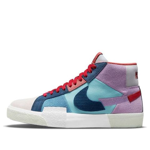 Nike Zoom Blazer Mid Premium SB 'Mosaic Pack - Multi' DA8854-500 Chính Hãng - Qua Sử Dụng - Độ Mới Cao