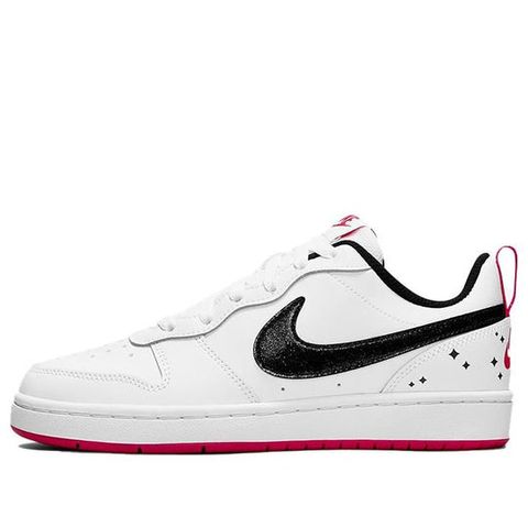 Nike Court Borough 2 SE White Very Berry DM0110-100 Chính Hãng - Qua Sử Dụng - Độ Mới Cao