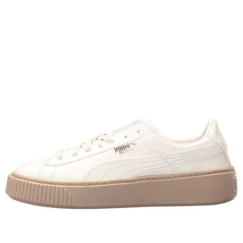 Puma Basket Platform Patent Marshmallow 363314-05 Chính Hãng - Qua Sử Dụng - Độ Mới Cao