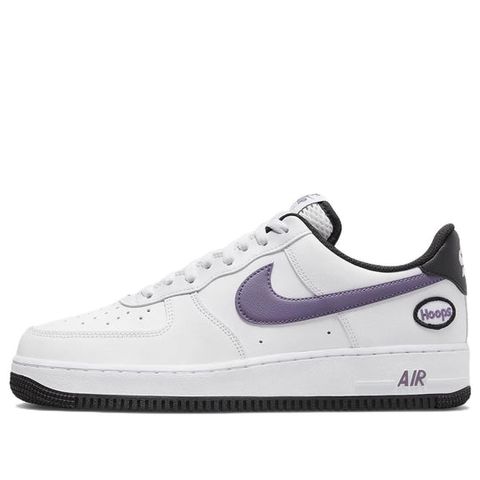 Nike Air Force 1 Low Hoops White Canyon Purple DH7440-100 Chính Hãng - Qua Sử Dụng - Độ Mới Cao