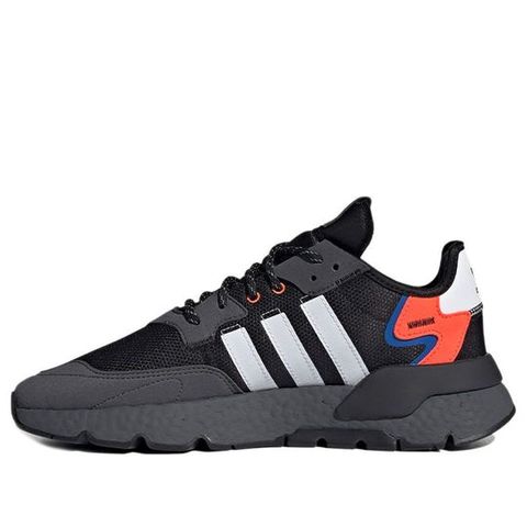 Adidas NITE JOGGER 'Gray White Red' ART FX6834 Chính Hãng - Qua Sử Dụng - Độ Mới Cao