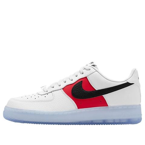 Nike Air Force 1 Low White Red Black (Icy Soles) CT2295-110 Chính Hãng - Qua Sử Dụng - Độ Mới Cao