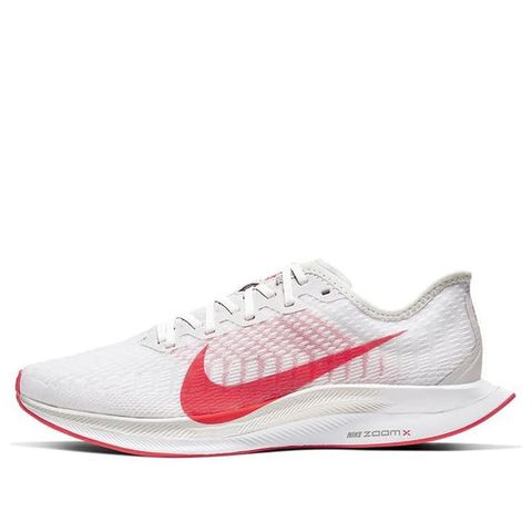 Nike Zoom Pegasus Turbo 2 Platinum Tint Laser Crimson AT2863-008 Chính Hãng - Qua Sử Dụng - Độ Mới Cao