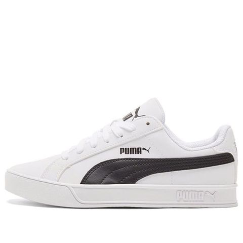 Puma Smash Vulc 'White Black' 359622-05 Chính Hãng - Qua Sử Dụng - Độ Mới Cao