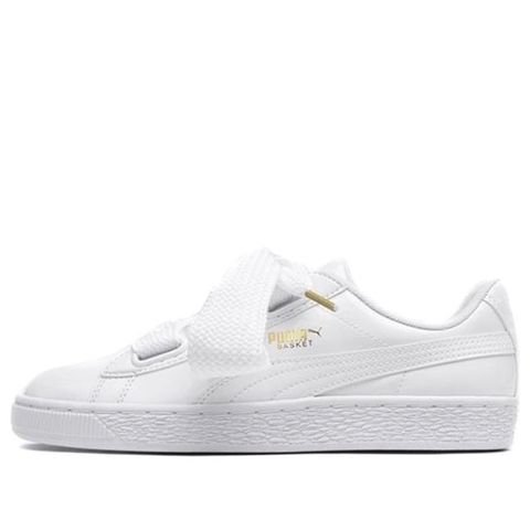 Puma Basket Heart Patent 'White' 363073 02 Chính Hãng - Qua Sử Dụng - Độ Mới Cao