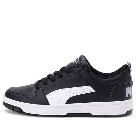 Puma Rebound Layup Lo Sl Shoes Trainers Black White 369866-02 Chính Hãng - Qua Sử Dụng - Độ Mới Cao