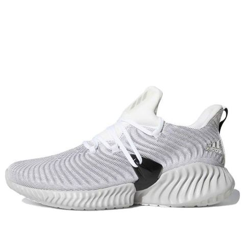 Adidas Alphabounce Instinct Cloud White Grey Two ART AQ0562 Chính Hãng - Qua Sử Dụng - Độ Mới Cao