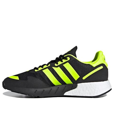 Adidas ZX 1K Boost 'Bold Logo Graphic - Black Solar Yellow' ART FY3632 Chính Hãng - Qua Sử Dụng - Độ Mới Cao