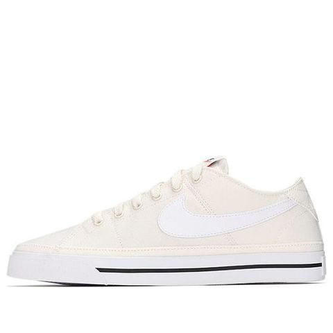 Nike Court Legacy Canvas White Black CW6539-102 Chính Hãng - Qua Sử Dụng - Độ Mới Cao