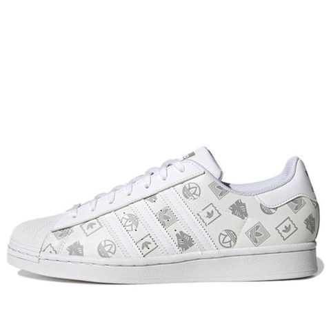 Adidas Originals Unisex Superstar Sneakers Silver/Grey ART GX8413 Chính Hãng - Qua Sử Dụng - Độ Mới Cao