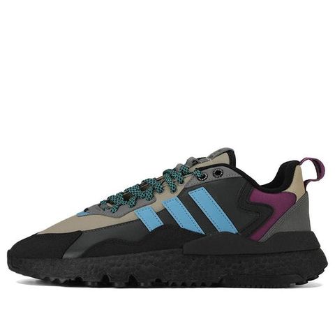 Adidas Originals Nite Jogger 'Black Gray Blue' ART FZ3665 Chính Hãng - Qua Sử Dụng - Độ Mới Cao