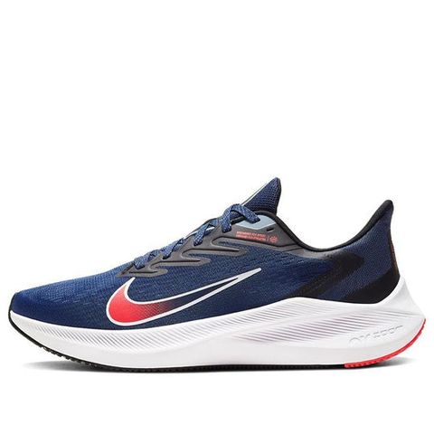 Nike Zoom Winflo 7 'Midnight Navy Crimson' CJ0291-400 Chính Hãng - Qua Sử Dụng - Độ Mới Cao