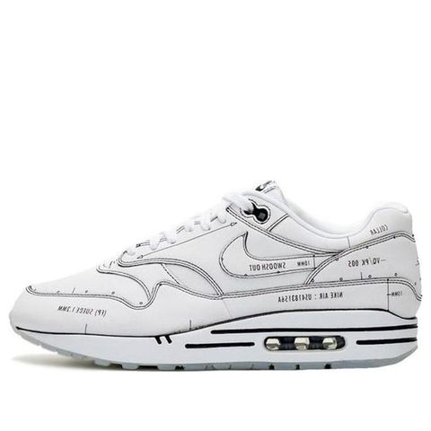 Nike Air Max 1 'Sketch To Shelf - White' CJ4286-100 Chính Hãng - Qua Sử Dụng - Độ Mới Cao