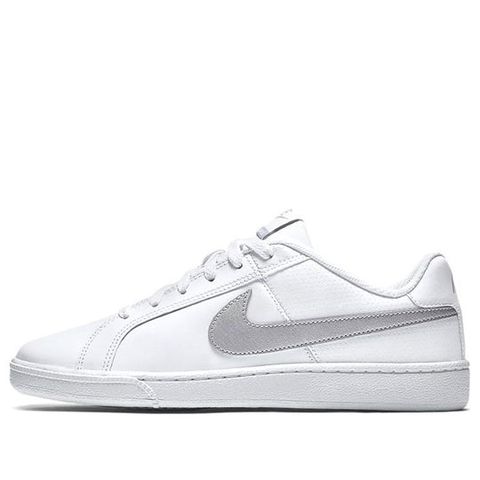 Nike Court Royale White Metallic Silver 749867-100 Chính Hãng - Qua Sử Dụng - Độ Mới Cao