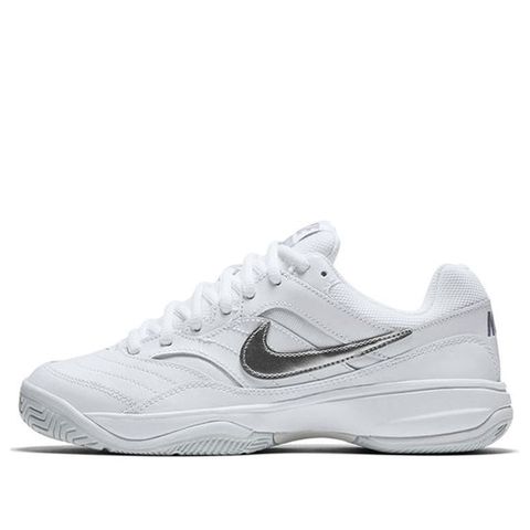 Nike Court Lite White Matte Silver 845048-100 Chính Hãng - Qua Sử Dụng - Độ Mới Cao