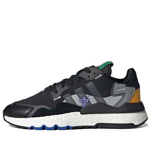 Adidas Originals Nite Jogger 'Black Grey Orange Green' ART GX2184 Chính Hãng - Qua Sử Dụng - Độ Mới Cao