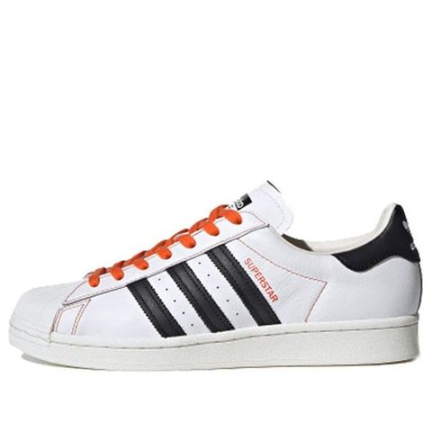 Adidas Originals Superstar White Orange ART FW6363 Chính Hãng - Qua Sử Dụng - Độ Mới Cao