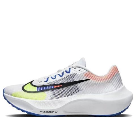 Nike Zoom Fly 5 Premium 'White Racer Blue Volt' DX1599-100 Chính Hãng - Qua Sử Dụng - Độ Mới Cao