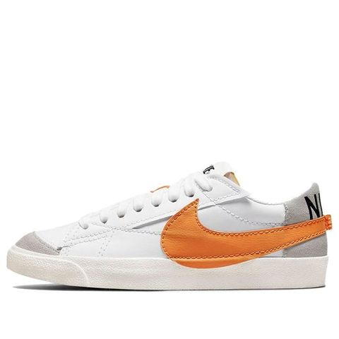 Nike Blazer Low 77 Jumbo White Alpha Orange Sail DN2158-100 Chính Hãng - Qua Sử Dụng - Độ Mới Cao