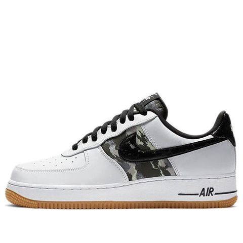 Nike Air Force 1 Low White Ripstop Camo Black Gum CZ7891-100 Chính Hãng - Qua Sử Dụng - Độ Mới Cao