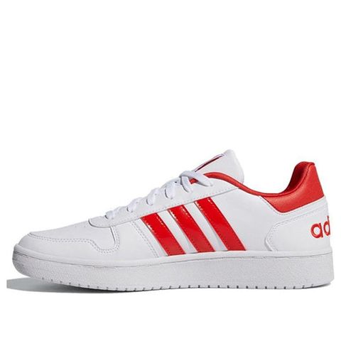 Adidas Neo Hoops 2.0 White/Red ART EE6501 Chính Hãng - Qua Sử Dụng - Độ Mới Cao