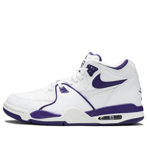 Nike Air Flight 89 White Court Purple CN0050-101 Chính Hãng - Qua Sử Dụng - Độ Mới Cao