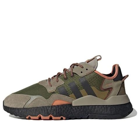 Adidas Originals Nite Jogger 'Brown Dark Green' ART GY0018 Chính Hãng - Qua Sử Dụng - Độ Mới Cao