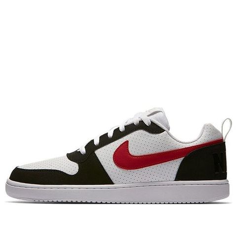 Nike Court Borough Low 'White Black Red' 838937-102 Chính Hãng - Qua Sử Dụng - Độ Mới Cao