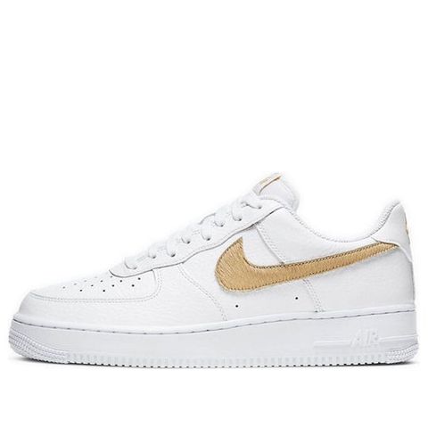 Nike Air Force 1 Low Pony Hair Snakeskin Club Gold CW7567-101 Chính Hãng - Qua Sử Dụng - Độ Mới Cao