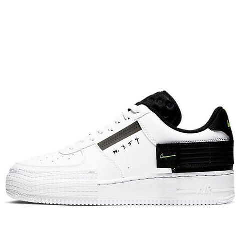 Nike Air Force 1 Type White Black Volt AT7859-101 Chính Hãng - Qua Sử Dụng - Độ Mới Cao