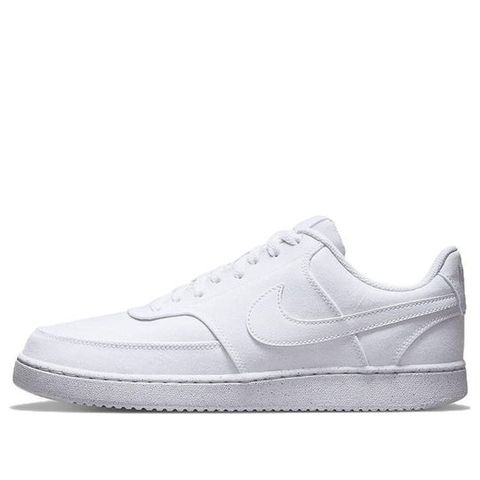 Nike Court Vision Low Canvas Next Nature Triple White DJ6260-100 Chính Hãng - Qua Sử Dụng - Độ Mới Cao