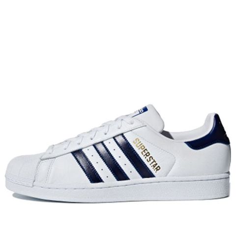 Adidas Superstar 'White Royal' ART B41996 Chính Hãng - Qua Sử Dụng - Độ Mới Cao