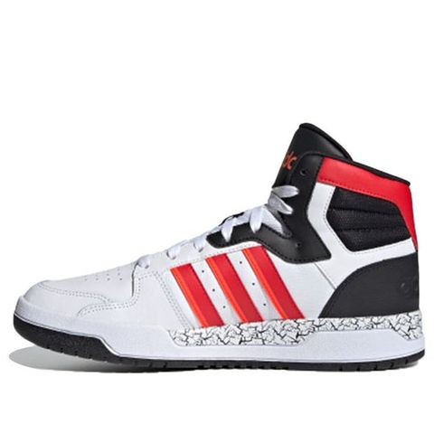 Adidas Neo Entrap Mid 'White Black Red' ART FZ1110 Chính Hãng - Qua Sử Dụng - Độ Mới Cao