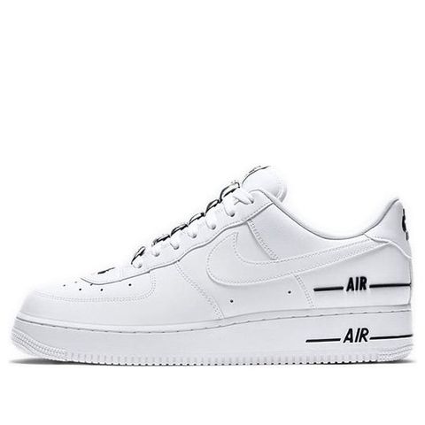 Nike Air Force 1 Low Double Air Low White Black CJ1379-100 Chính Hãng - Qua Sử Dụng - Độ Mới Cao