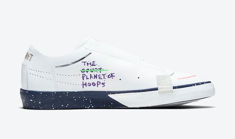 Nike Blazer Low Slip THE PLANET OF HOOPS CW619-141 Chính Hãng - Qua Sử Dụng - Độ Mới Cao