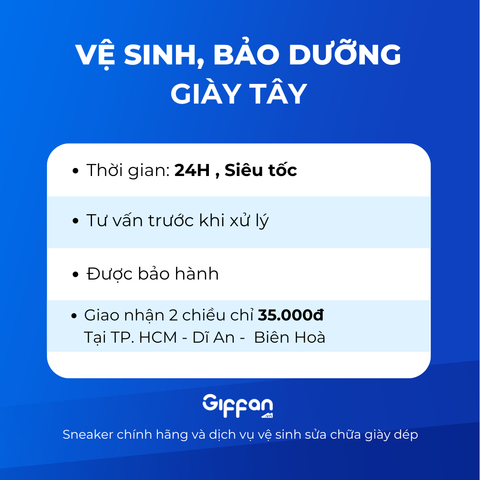 Vệ sinh giày tây