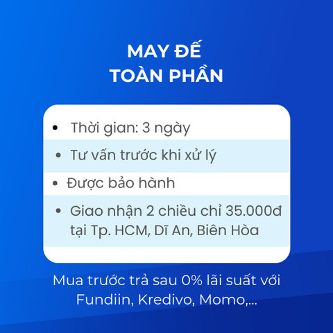 May giữa đế 1 đường chỉ (may hiện chỉ)