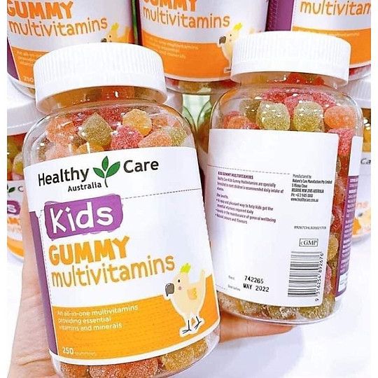 Healthycare Kids Gummy Multivitamin 250v,- Úc.
