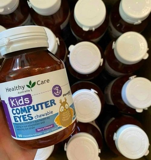 healthycare kids computer Eyes 60 chewable , bổ mắt Úc.