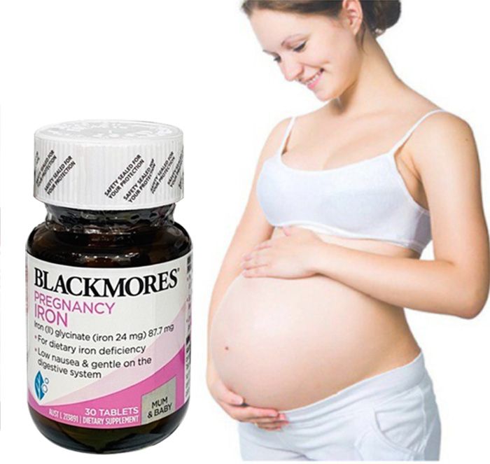 Blackmores sắt bầu Pregnancy Iron 30pcs- Úc (Lọ)