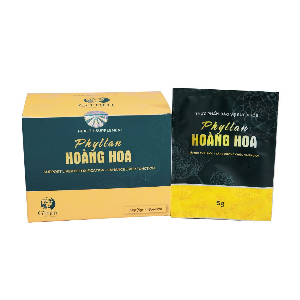 PHYLLAN HOÀNG HOA (Hỗ trợ thải độc- tăng cường chức năng gan hộp 18 gói)