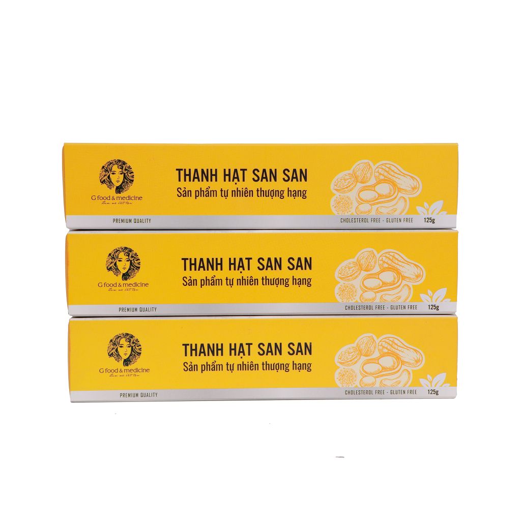 THANH HẠT SAN SAN VÀNG (Kẹo hạt dinh dưỡng tự nhiên vỏ vàng)