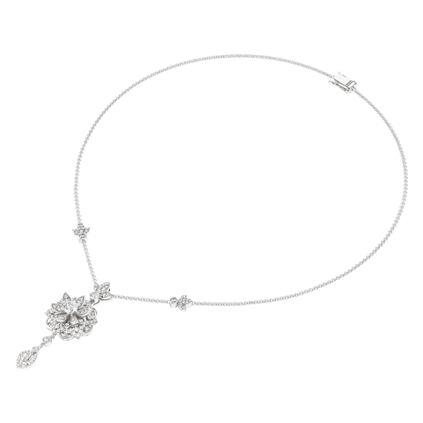 Dây Chuyền Liền Mặt Kim Cương Tự Nhiên - FPFYJ2401801