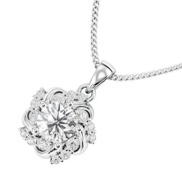Mặt Dây Chuyền Kim Cương Tự Nhiên - PDFYJ2300391