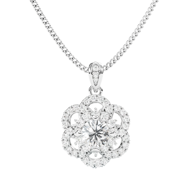 Mặt Dây Chuyền Kim Cương Tự Nhiên - PDFYJ2400191