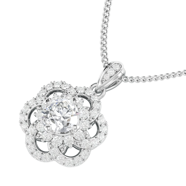 Mặt Dây Chuyền Kim Cương Tự Nhiên - PDFYJ2400191