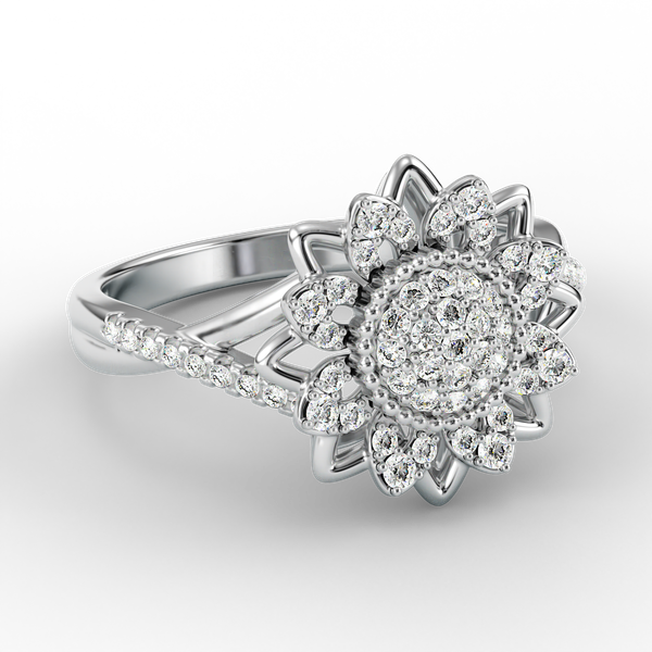 Nhẫn Nữ Kim Cương Tự Nhiên - RIFNJ2401841