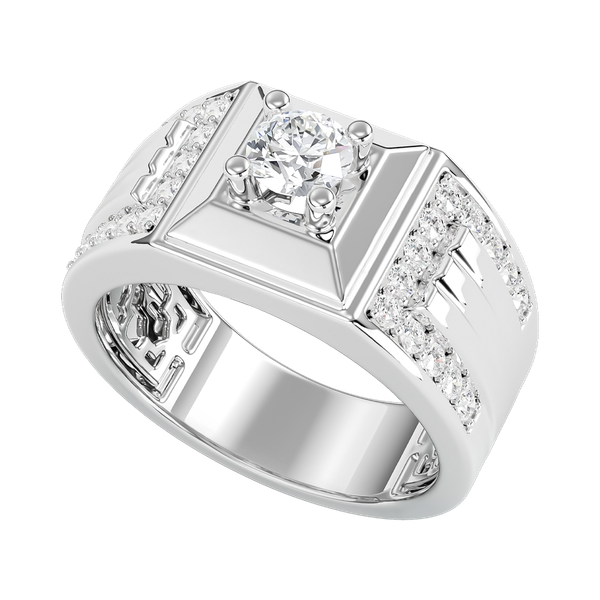 Nhẫn Nam Kim Cương Tự Nhiên - RIMYJ2100451